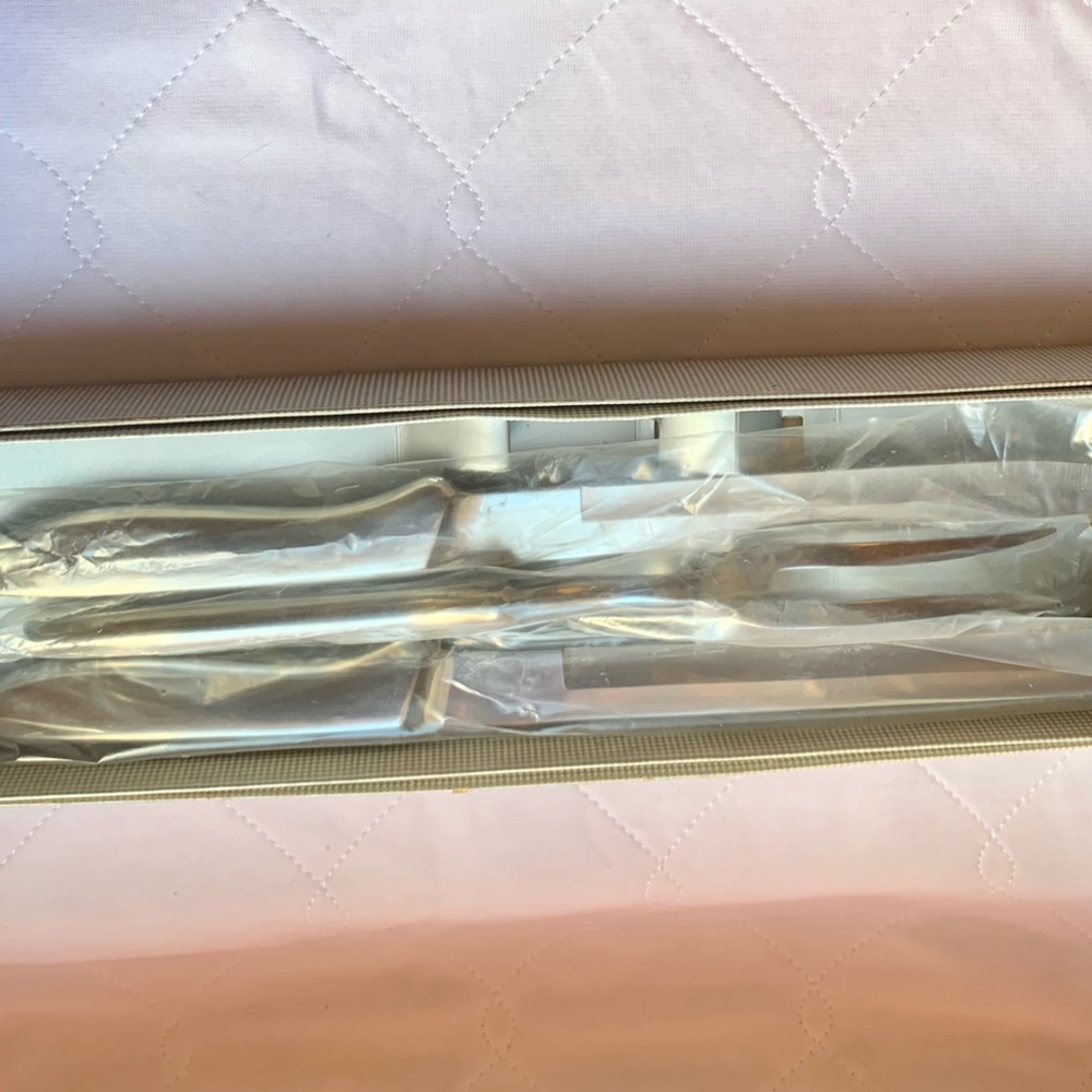 3 piece stainless steel carving set